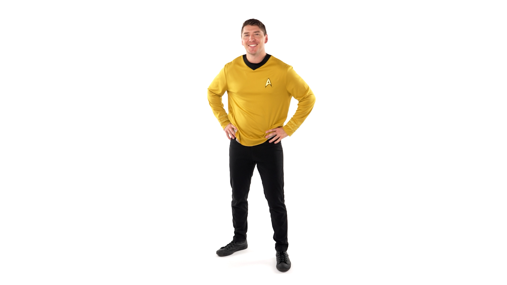 JWC5136 Captain Kirk Costume Top 360 Action Video